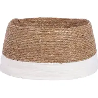 Mica Decorations Kerstboommand Nature / Wit D 58 H 26 Cm