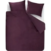 Ambiante Dekbedovertrek Velvety Burgundy Velvet-260 x 200 / 220 cm | Extra Breed