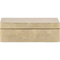 Bloomingville Nenon kom met deksel Goud, 15,5x11 cm