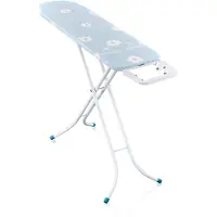 Leifheit strijkplank Classic S basic - 110x30 cm - blauw/bloemen