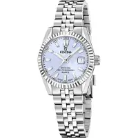 Festina Analoog horloge 'Date watch Classics Swiss Made' blauw
