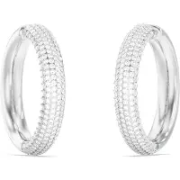 GUESS Oorbellen 'MADISON' zilver / transparant