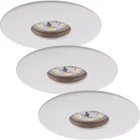 Briloner set van 3 LED inbouwspots, kleur wit, diameter 4,5 cm