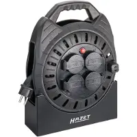 Hazet 161N-3D/2 Kabelhaspel 10 m Zwart