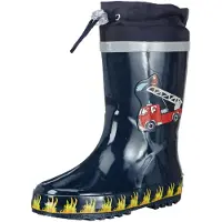 Playshoes Regenlaarzen donkerblauw / goudgeel / lichtgrijs / gemengde kleuren / watermeloen rood