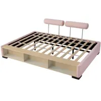 MODFU Kinderbed - Met Opbergruimte - Met Verlichting - Roze - 140 X 200 Cm