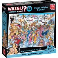 Jumbo Puzzel Wasgij Mystery Winter Games 68 X 48 Cm 1000 Stukjes