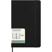 Moleskine 12 Maanden Agenda - 2027 - Wekelijks - Verticaal Large - Harde Kaft - Zwart
