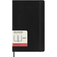 Moleskine 12 Maanden Agenda - 2027 - Dagelijks - Large - Zachte Kaft - Zwart