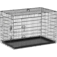PawHut Hondenbench - Metaal - 92x57x62,5cm - Zwart