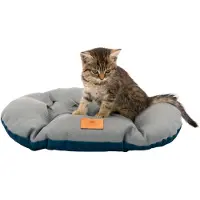 Ferplast kussen voor honden en katten, model STUART, 45/2, dubbelzijdig, wasbaar, blauw
