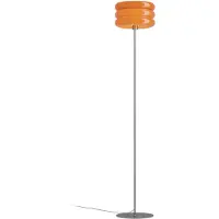 Eglo Tortora Vloerlamp - E27 - 160 cm - Chroom/Oranje