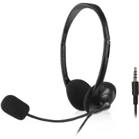 ACT AC9330, Kantoor-/callcenter headset, met microfoon, zwart