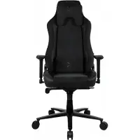 AROZZI Vernazza Vento Gamingstoel - Stof - Kunstleer - Puur Zwart