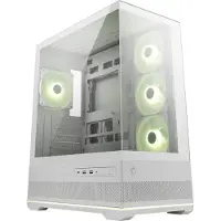 MSI GEH Midi MAG PANO 110R PZ WHITE Midi-tower PC-behuizing Wit 4 voorgeïnstalleerde LED-ventilators