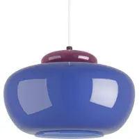 Eglo Hanglamp Berardelli, dimbaar, blauw, Woon-/ Eetkamer, Glas, Modern, hanglamp