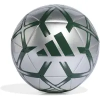 Adidas Unisex Starlancer Club Bal, Recreatiebal, Zilver/Donkergroen, 4 stuks