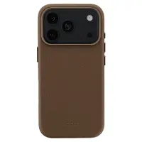 Accezz MagSafe Leather Backcover voor de Apple iPhone 18 Pro / 17 Pro - Coffee Brown