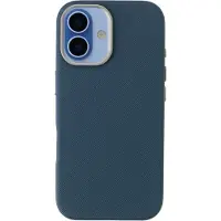 Accezz Mesh Backcover met MagSafe voor de Apple iPhone 16 - Donkerblauw