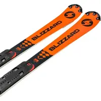 Blizzard Firebird Sl Racing Flat+plate Junior Alpine Skis Oranje 135 Kinderen