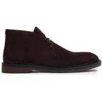 Manfield Bruine suède veterboots | Maat 45