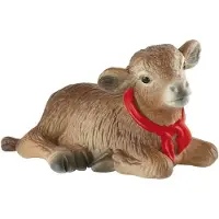 BULLYLAND 62321 – Speelfiguur en verzamelfiguur Alp Kalf Nina – ca. 6,5 cm – levensecht en detailrijk vormgegeven – ideaal als taartfiguur en klein cadeautje voor kinderen vanaf 3 jaar.