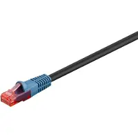 Pro CAT 6 Outdoor Patch Cable, U/UTP, black 15 m