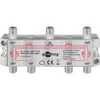 Wentronic Sat-signaalverdeler, 6-voudig, frequentiebereik 5-2450 MHz (losse verpakking)