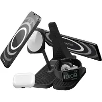 ZENS Modulair Draadloos Oplader, 4-in-1, Zwart