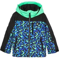 Quiksilver - Kinder ski jassen - Little Mission Kids Jacket Bubble Form Kids Spring Bouquet voor Unisex - Kindermaat 3 jaar - Blauw