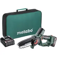 Metabo MS 18 LTX 15 accu-houtzaag 15 cm 5 m/s ( 600856500 ) + 1x accu 2,0 Ah + oplader + tas
