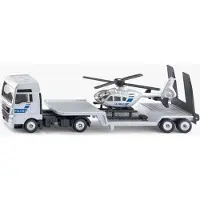 Siku 1759, MAN Truck met Politie Helicopter, schaal 1:87, metaal/kunststof
