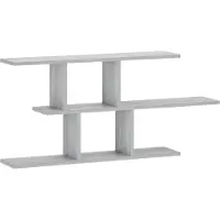 vidaXL Wandplank Grijs Sonoma 100 x 17 x 45,5 cm Bewerkt hout