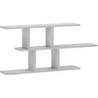 vidaXL Wandplank Betongrijs 100 x 17 x 45,5 cm Bewerkt hout