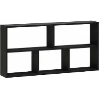 vidaXL Wandplank Zwart eiken 102 x 17 x 50 cm Bewerkt hout
