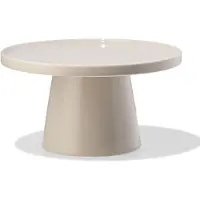 HEMA Taartplateau Ø18cm Knap New Bone China Grijs (grijs)
