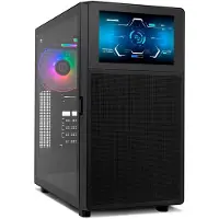 NOX Hummer NXHUMMERBIOS, Tower, PC, Zwart, ATX, ITX, Micro-ITX, ABS (acrylonitril-butadieen-styreen), Metaal, 18,5 cm