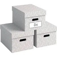 Leitz Opbergdoos VON Wit 15 l (b x h x d) 265 x 205 x 365 mm 3 stuk(s)