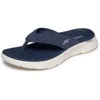 SKECHERS Teenslipper 'Go Walk Flex Sandal - Holly' donkerblauw