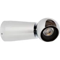 Lucide IPSOS - Wandlamp Badkamer - LED - 1x6W 2700K - IP54 - Chroom