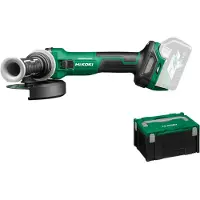 HiKOKI G3613DVEW2Z Haakse accuslijper 125 mm Zonder accu, Incl. koffer 1500 W