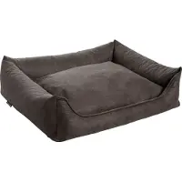 MaxxNobel Orthopedische Sofa Lederlook/Teddy Olijfgroen - Hondenbank - Xlarge