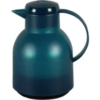 EMSA 505719 SAMBA PICHET ISOTHERME QUICK PRESS TURQUOISE TRANSLUCIDE 1,0 L