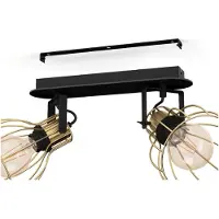 Eglo Gouden plafondlamp Sambatello 2x E27
