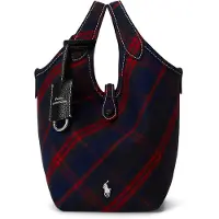 Ralph Lauren Handtas navy / rood / donkerrood / zwart