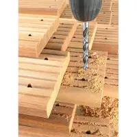 Kwb 511903, Boor, voor hout, 3 mm, 61 mm, geschikt voor: spaanplaat, hardhout, gipsplaat, kunststof, zacht hout, snijstaal met molybdeenlegering