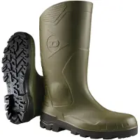 Dunlop Veiligheidsschoenen Devon, volledig model, groen/zwart - Maat 41 - Artikelnummer H142611.41
