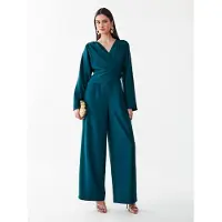 St MRLO Jumpsuit 'Fallen' cyaan blauw