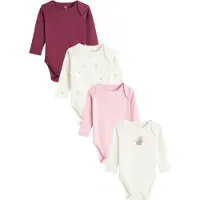 Cool Club Rompertje/body cyclaam / pink / wit