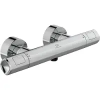 Ideal standard douchethermostaat Ceratherm T100, opbouwmodel, artikelnummer A7229AA, chroom